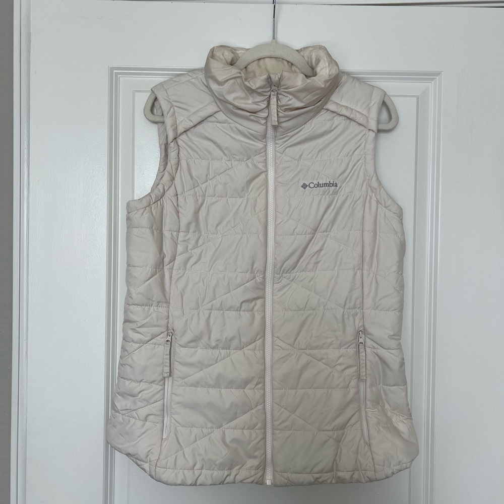 Columbia Off-White Omni-Heat Vest L